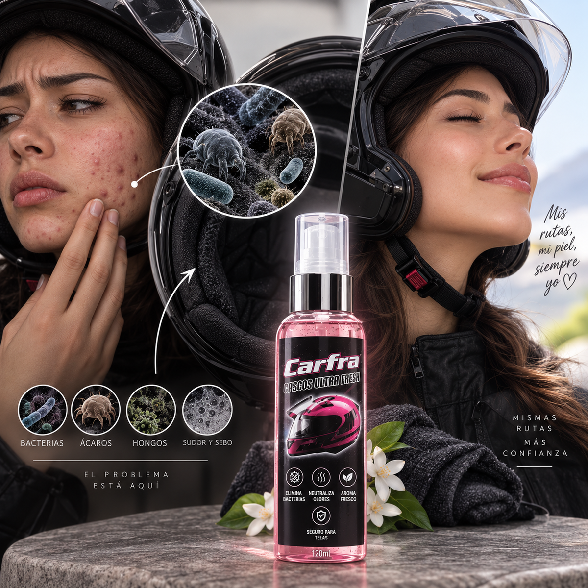 Carfra Cascos Ultra Fresh mujer