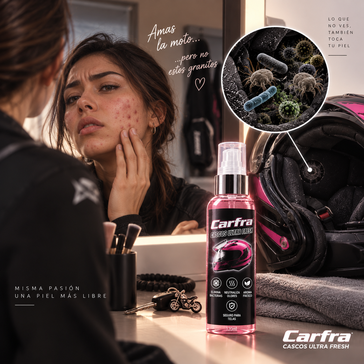 Carfra Cascos Ultra Fresh mujer