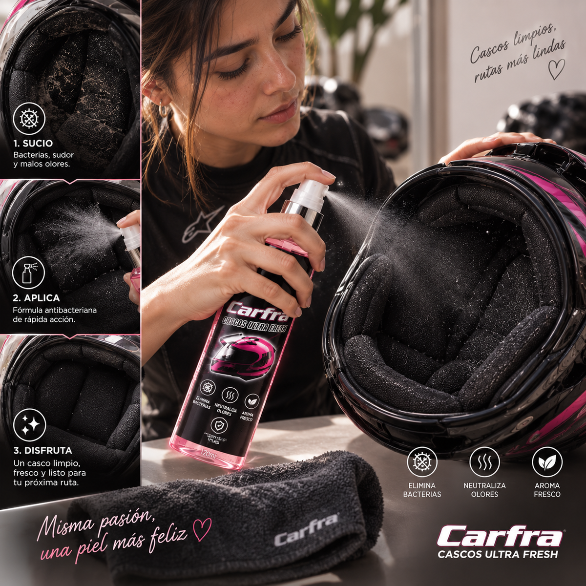 Carfra Cascos Ultra Fresh mujer