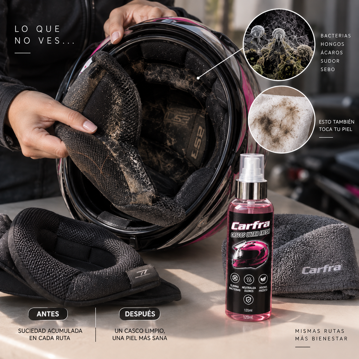 Carfra Cascos Ultra Fresh mujer